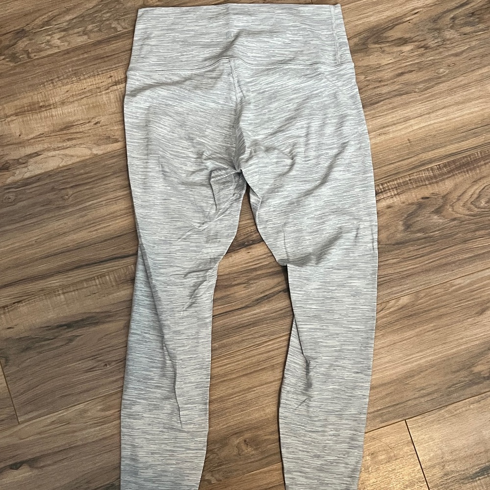 Lululemon Align High-Rise Pant leggings 28" grey stripes